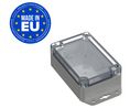 Plastic Enclosure with Clear Lid Universal 120x80x45mm Light Grey ABS / Polycarbonate IP65 / IK07